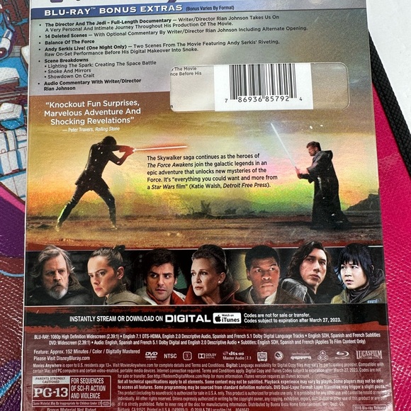 Star Wars DVD and Bonus Reusable Bag *Read Description - Picture 3 of 3